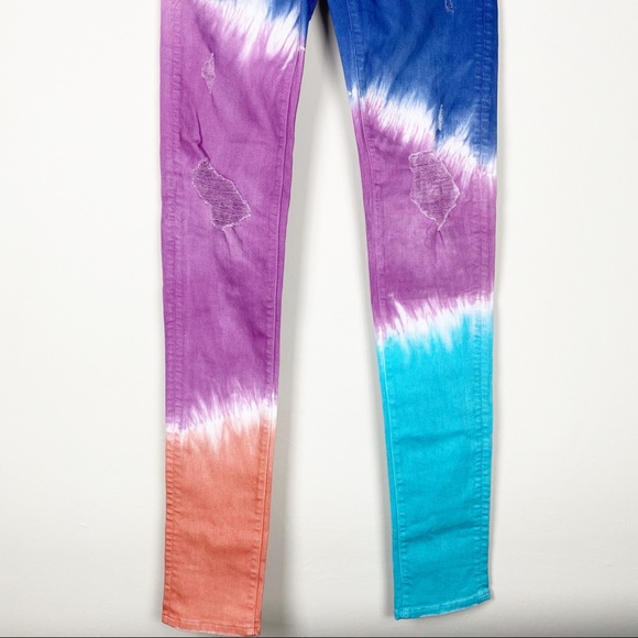 AMERICAN EAGLE NWOT Young Money Tie Dye Jeans - Picture 3 of 12